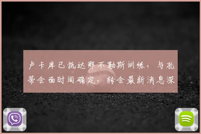 卢卡库已抵达那不勒斯训练，与孔蒂会面时间确定，转会最新消息深度分析